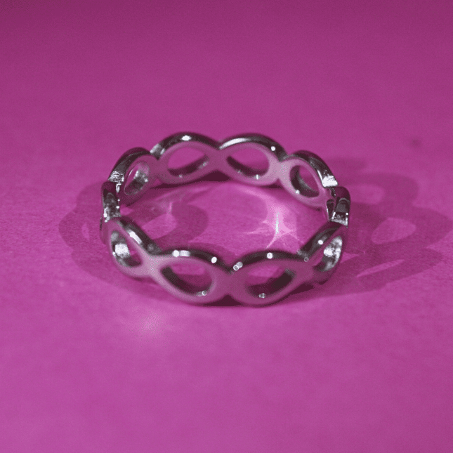 Anillo INFINITO Eterno Plateado