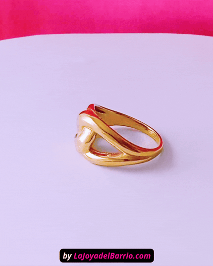 Anillo LAZO Elegante Dorado