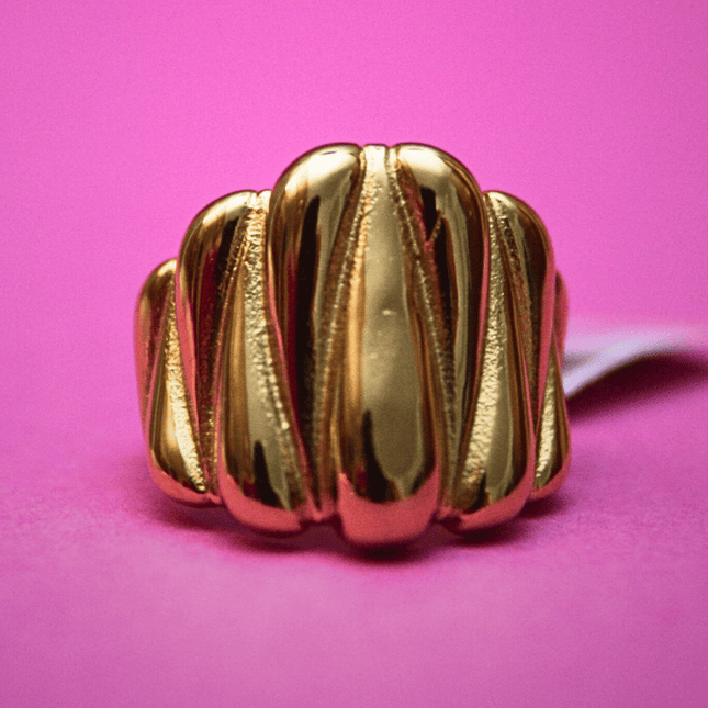 Anillo ONDAS Dorado