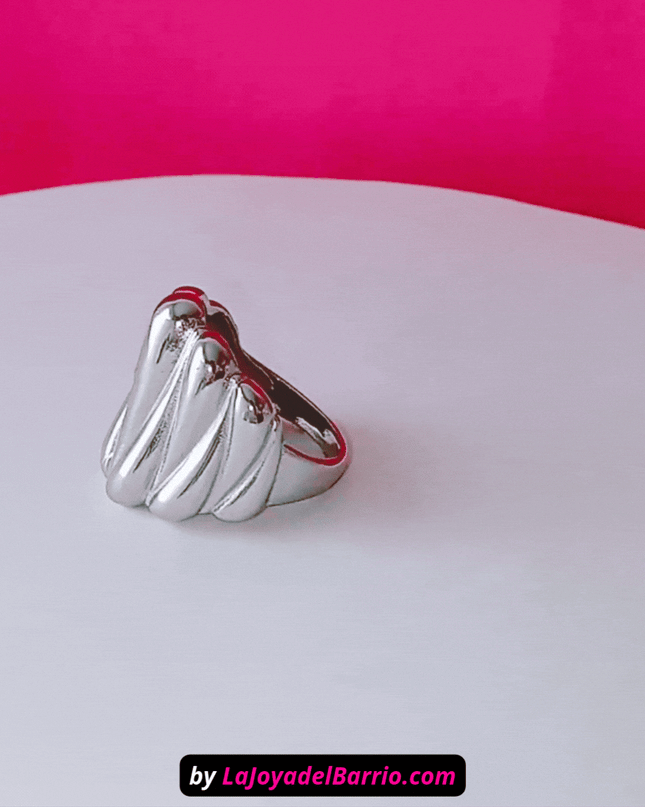 Anillo ONDAS Plateado