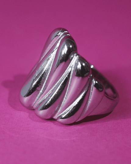 Anillo ONDAS Plateado