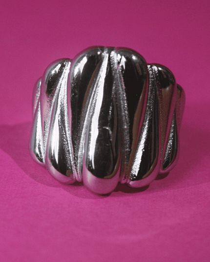 Anillo ONDAS Plateado