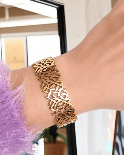 Brazalete NATURA Orgánico Dorado