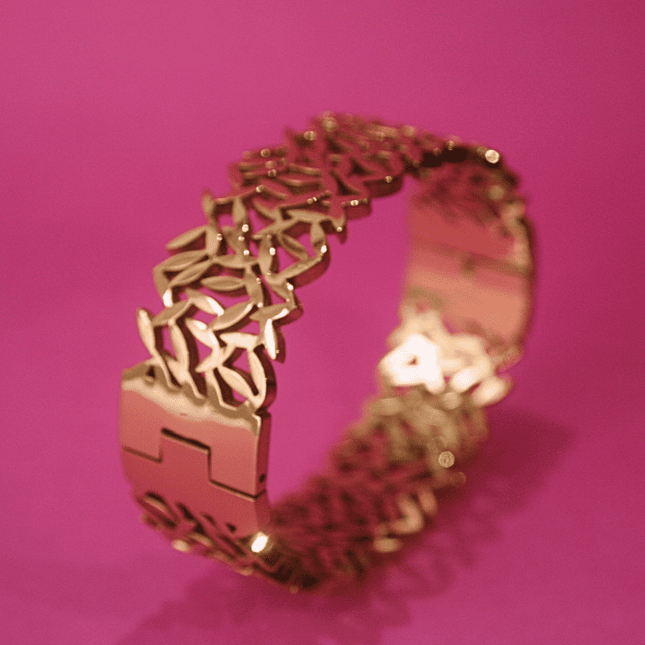 Brazalete NATURA Orgánico Dorado