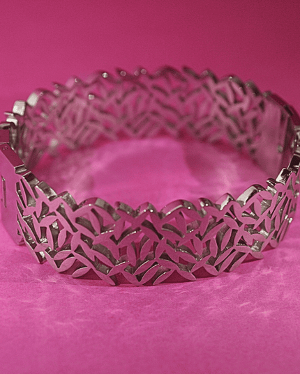 Brazalete NATURA Orgánico Plateado