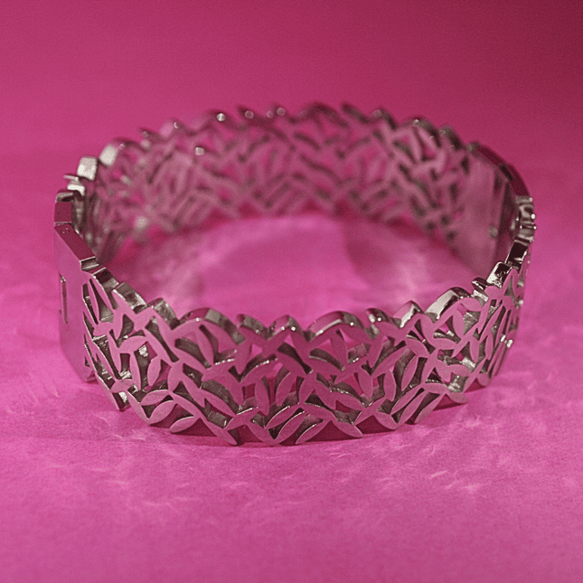 Brazalete NATURA Orgánico Plateado