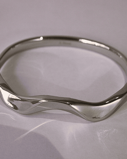 Brazalete ONDAS Plateado