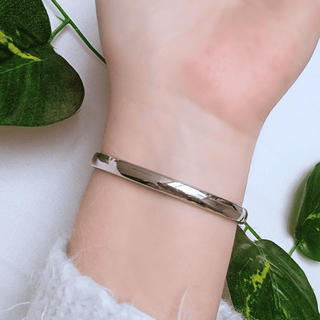 Brazalete ONDAS Plateado