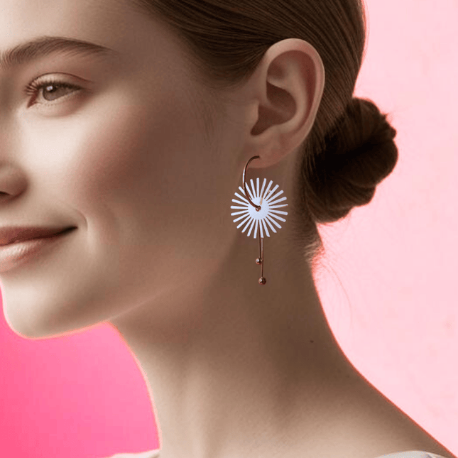 Pendientes SOL RADIANTE Plateado