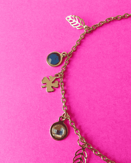 Pulsera TALISMÁN Amuleto de la Suerte Dorado