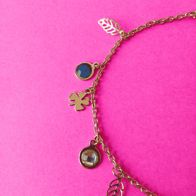 Pulsera TALISMÁN Amuleto de la Suerte Dorado